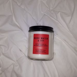 *5$ ADD ON* Rose Water&Ivy B&BW Candle